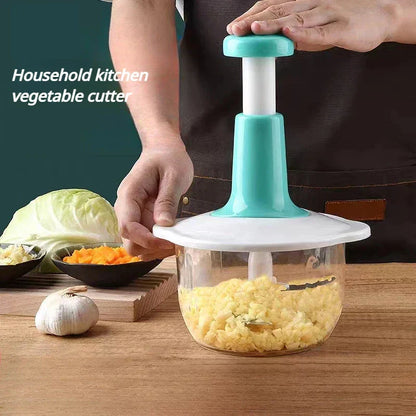 Multifunction Hand Push Vegetables & Meat Chopper 1.5 Litre