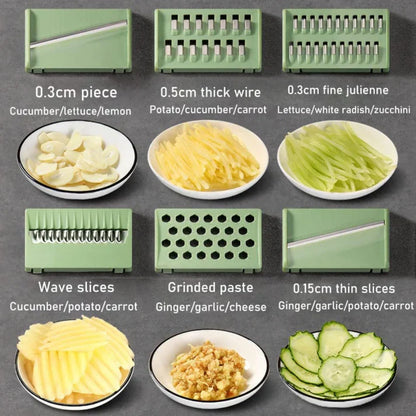 5 in 1 Multifunction Vegetable Slicer Cutter - Free Delivery