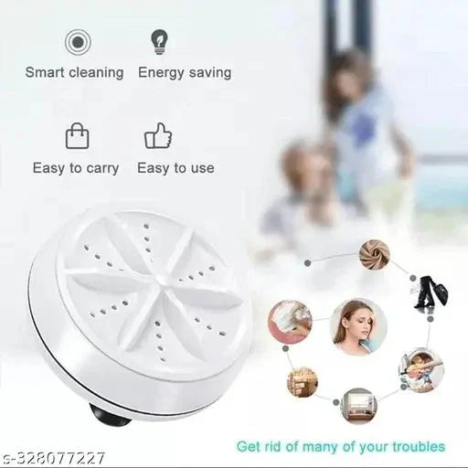 PORTABLE USB ULTRASONIC TURBINE LAUNDRY WASHING MACHINE Gadgets PakistansBest 