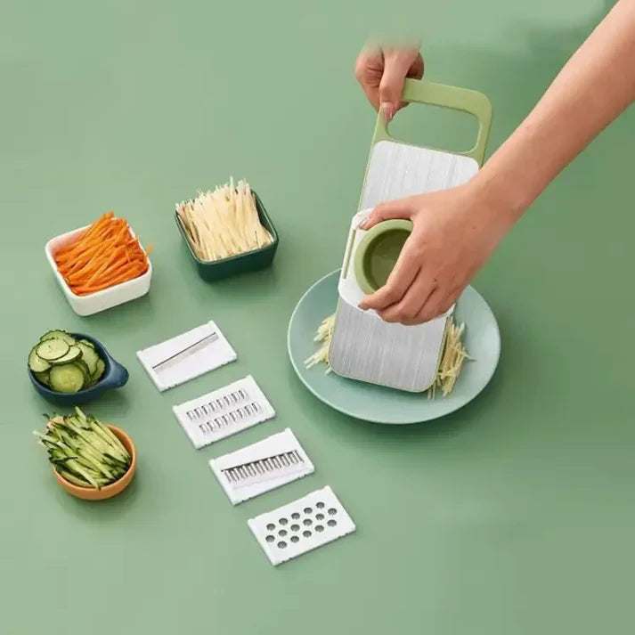 5 in 1 Multifunction Vegetable Slicer Cutter - Free Delivery