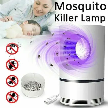 New Mosquito Killer Lamp | USB-Powered LED Mosquito Trap | Non-Toxic, Silent Indoor Insect Repellent Gadgets PakistansBest 