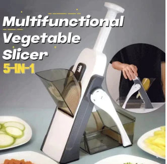 5-in-1 Multifunctional Vegetable Cutter and Slicer - Free Delivery