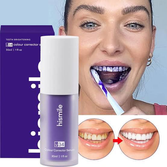 Teeth Brightening Hismiles V34 Colour Corrector Serum - Free Delivery